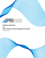 BCI’s 2020 Responsible Investment Assessment Report cover